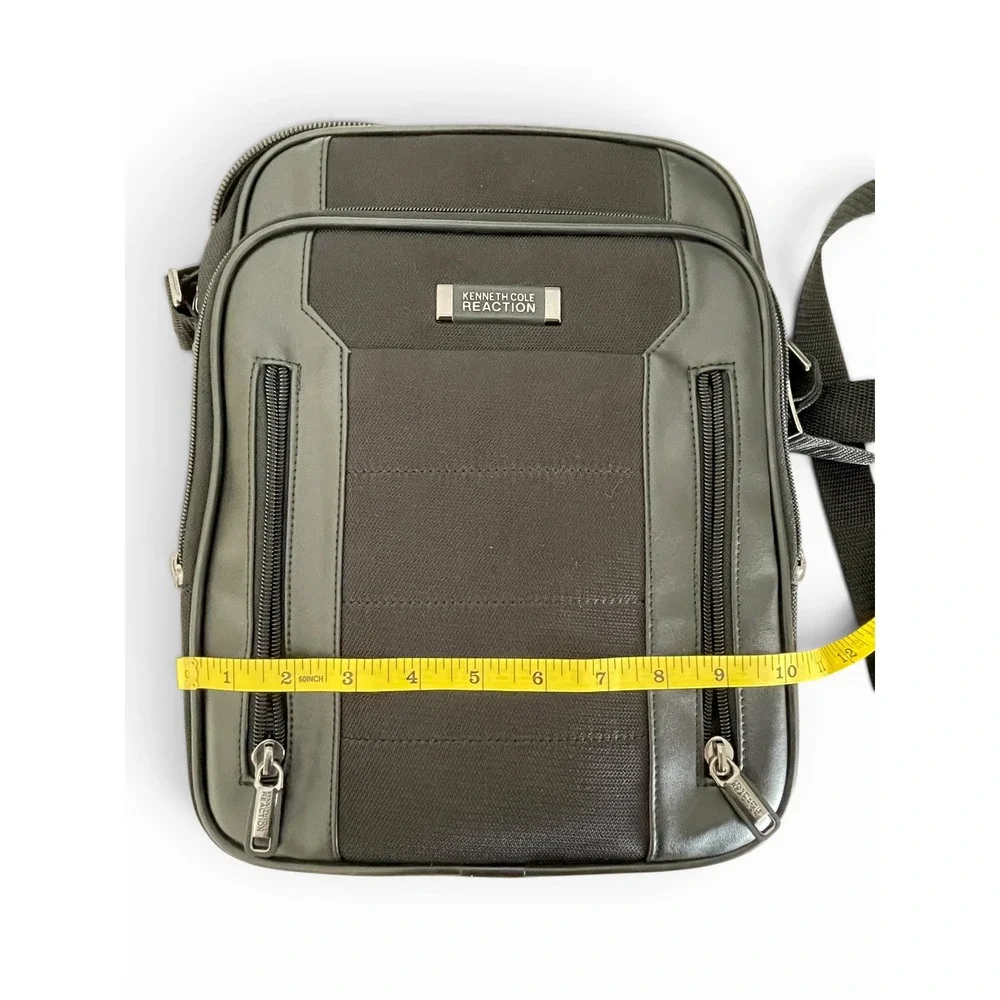Kenneth Cole Reaction Night Day 12.1 Laptop Crossbody Bag Black Tech Case 538385